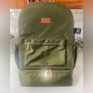 The Teacher Tote backpack- dark green